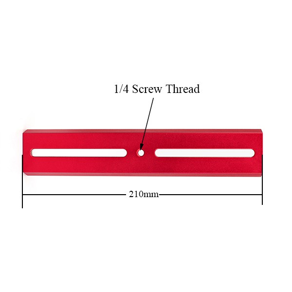 Tấm Kim Loại Gắn Đuôi Bồ Câu 210mm / 8.3 &quot;Cho Kính Thiên Văn