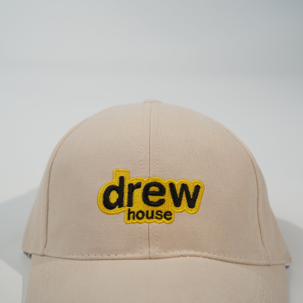 Nón lưỡi trai ❤️ Nón kết thêu hình mặt DREW chất nỉ cao cấp form unisex nam nữ N29