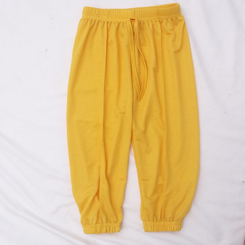 Quần dài thun cotton mỏng cho bé mặc xuân hè