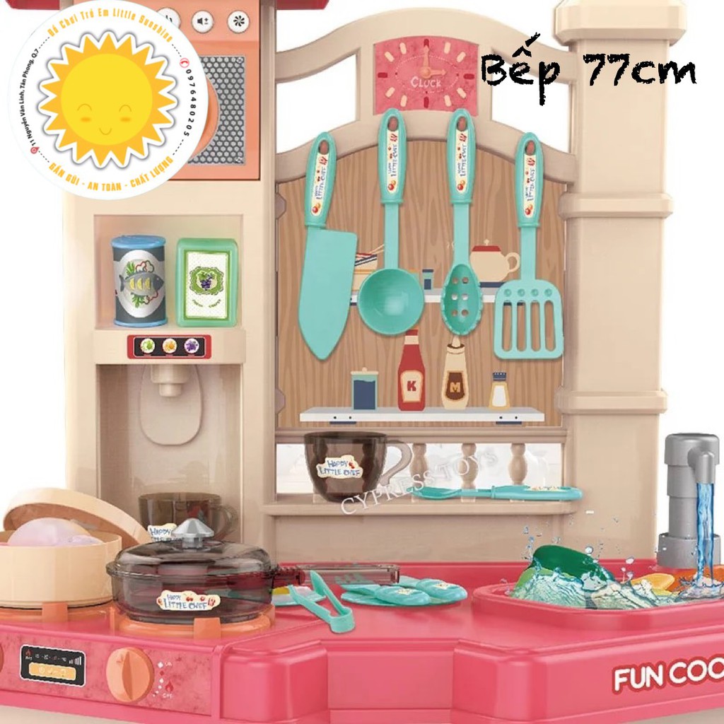 Đồ chơi nấu ăn Bộ Bếp FUN COOKING cao 77 cm