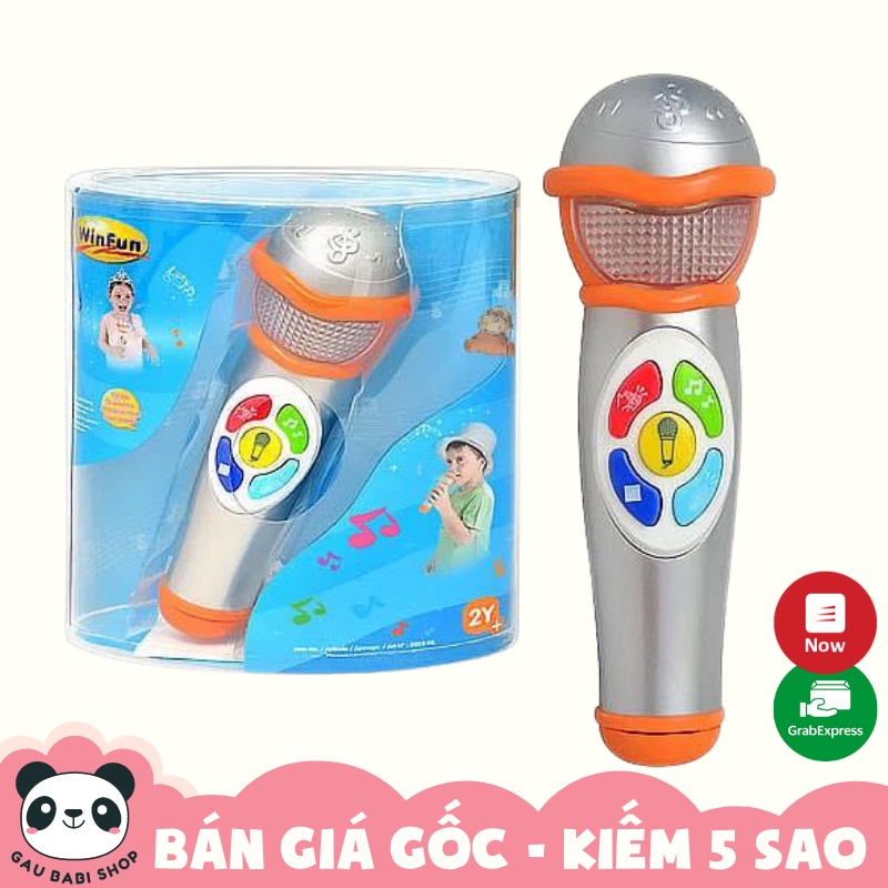 FREE SHIP !!! Micro bé tập làm ca sỹ có nhạc của Winfun 2052