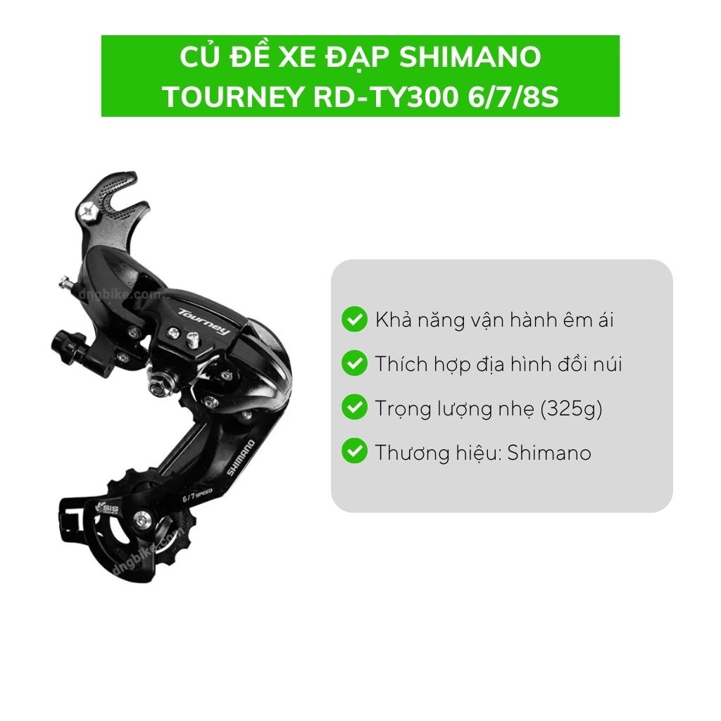Củ đề xe đạp SHIMANO TOURNEY RD-TY300 6/7/8S