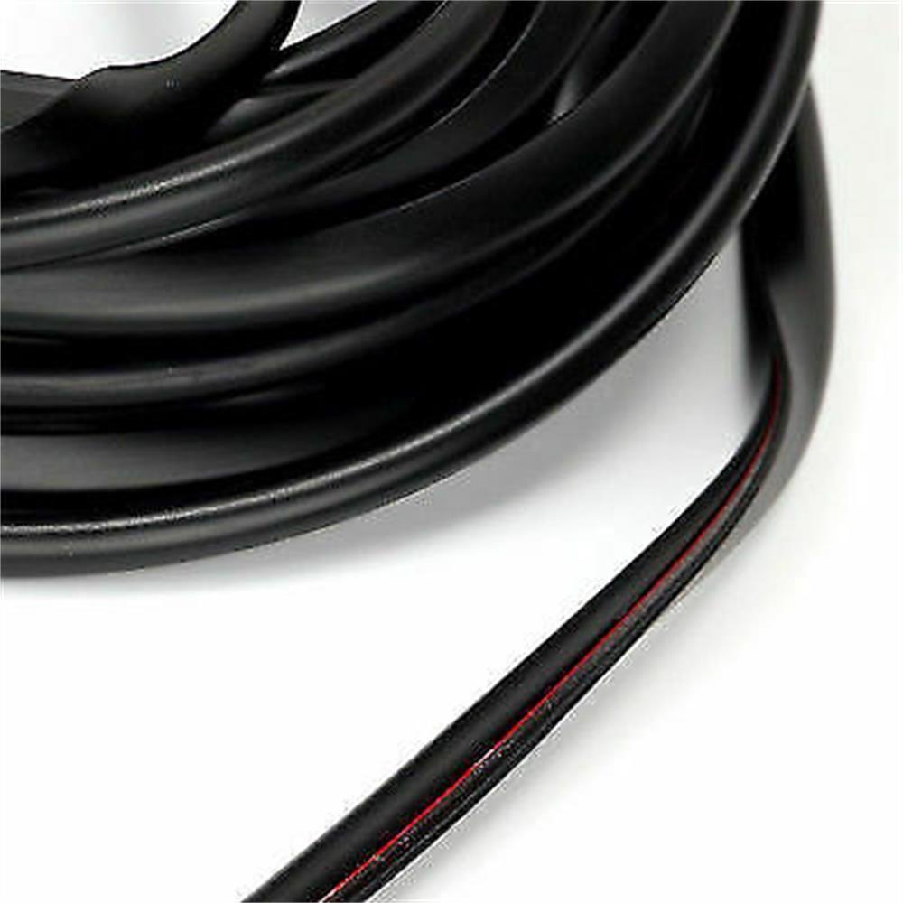 MAYSHOW Cuộn Dây Cao Su 10M Dán Viền Cửa Xe Hơi Chống Va Chạm / Trầy Xước Màu Trắng Đen