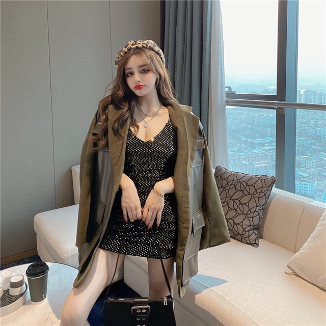 Body 2 dây thun kim sa