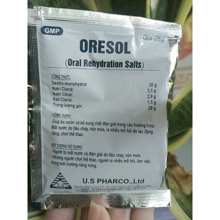 DUNG DỊCH BÙ NƯỚC ĐIỆN GIẢI ORESOL