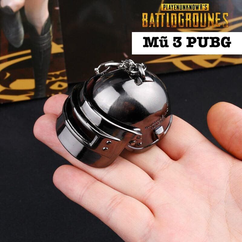 Móc Khóa Mũ 3 Pubg