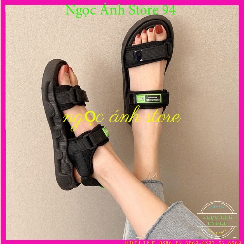 Dép quai hậu,sandal nữ đi học hàng quảng châu full size,sẵn 3 màu Ngọc Ánh store