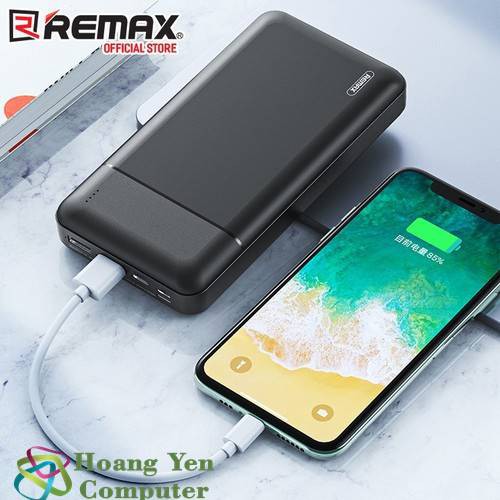 Sạc Dự Phòng Remax RPP-167 30000mAh Lõi Polymer (3 Cổng Sạc Vào, 2 Cổng Sạc Ra) - BH 1 Năm - Hoàng Yến Computer