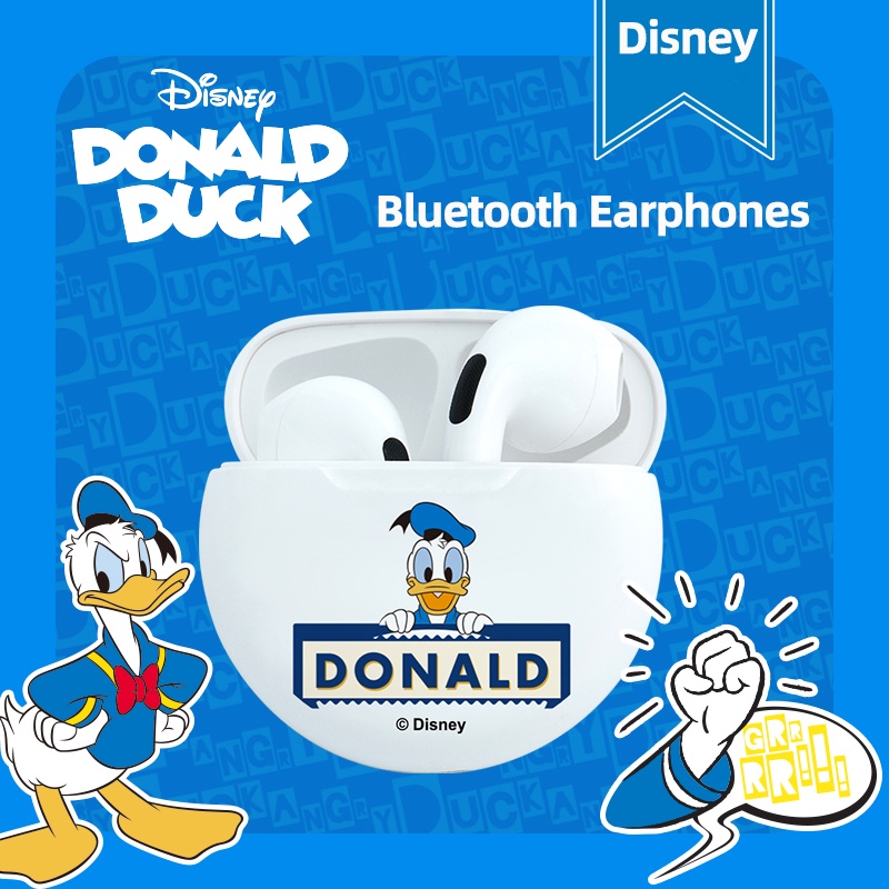 Tai nghe bluetooth Disney P1 không dây chống nước khử ồn cảm ứng thông minh có micro âm thanh hifi