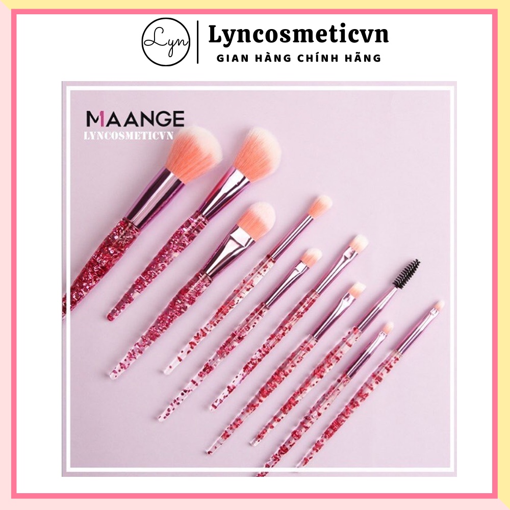 Set cọ kim tuyến Maange 10 cây