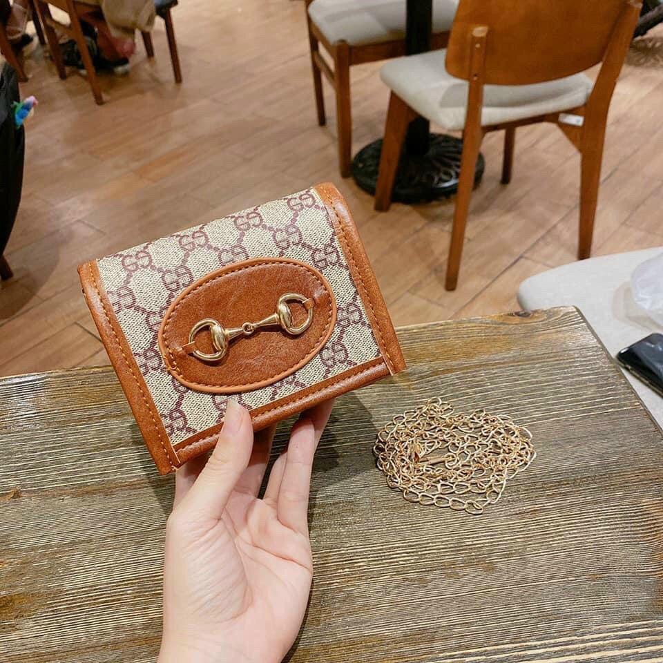 Túi đeo chéo nữ mini size chất liệu thổ cẩm cực xinh và đáng yêu