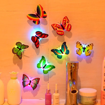 Combo 15 Đèn LED hình con bướm xinh xắn