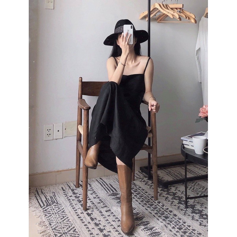 TYA DRESS - (KÈM VIDEO) ĐẦM MAXI HAI DÂY DÁNG SUÔNG | BigBuy360 - bigbuy360.vn
