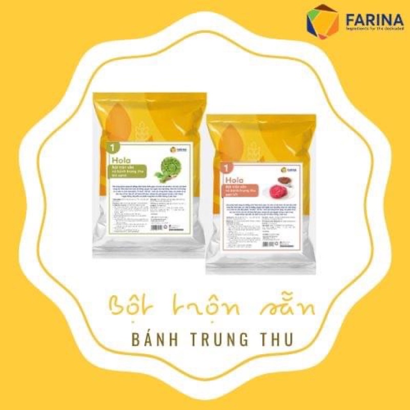 Bột trộn sẵn vỏ bánh trung thu Hola Farina 1kg
