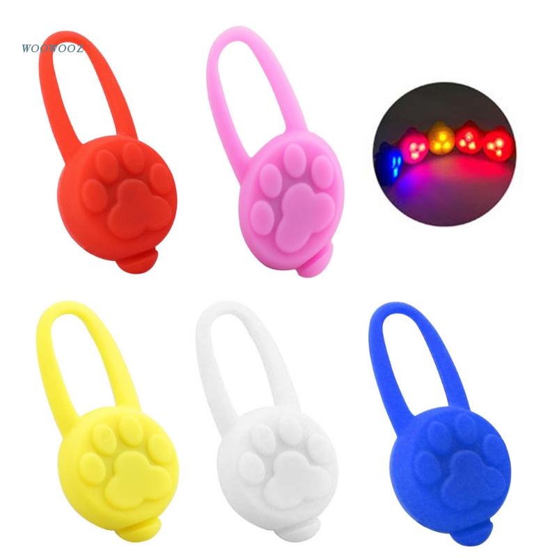 Dây Đeo Cổ Chó Bằng Silicone Có Đèn LED Phát Sáng Chống Thất Lạc