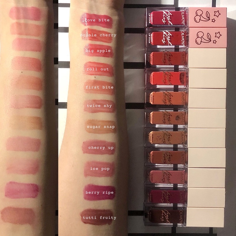 AUTH - SALE OFF SON TINT COLOURPOP GLOSSY LIP STAIN FRESH KISS CÁC MÀU BEST SELLER