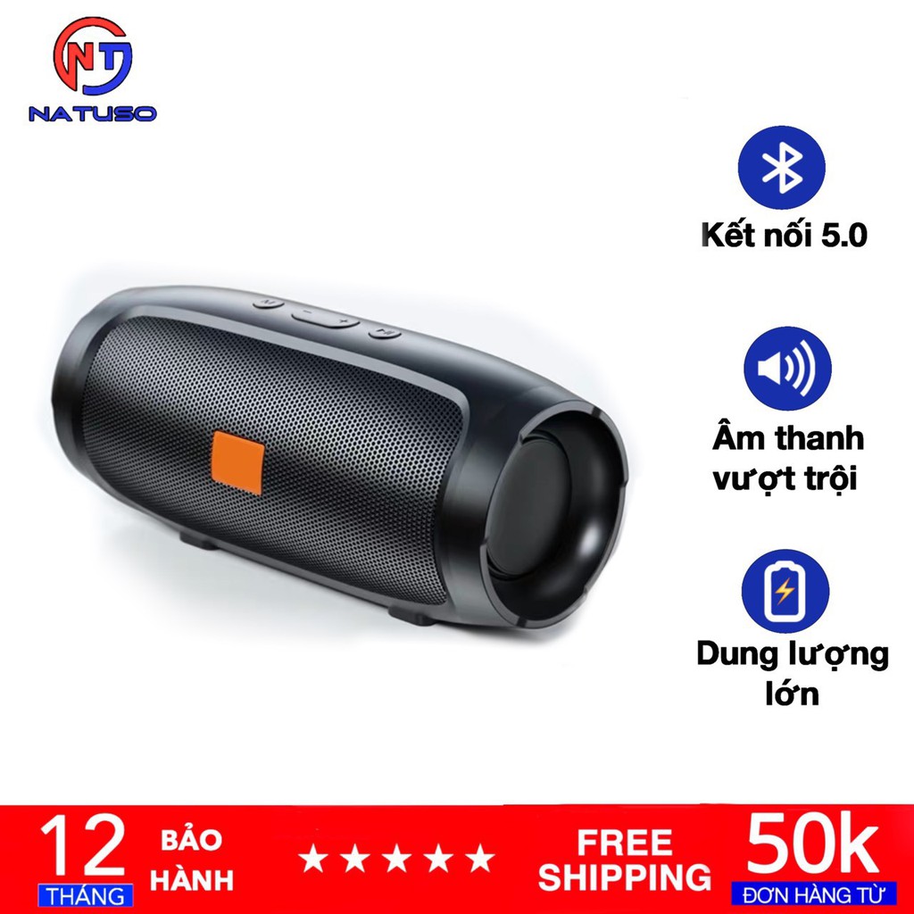 Loa bluetooth cầm tay nghe nhạc không dây để bàn nhỏ gọn Charge 3 mini hỗ trợ cắm usb và thẻ nhớ âm bass cực hay giá rẻ.