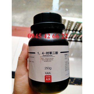 Hóa chất thí nghiệm Hydroquinone lọ 250g C6H6O2 - CAS 123-31-9