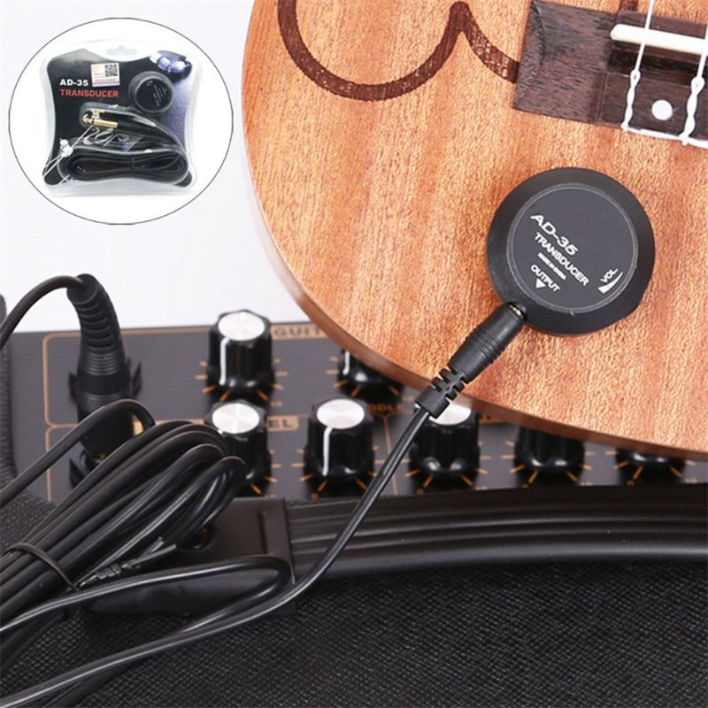Pickup Có Micro Cho Đàn Guitar Bass Violin Ukulele