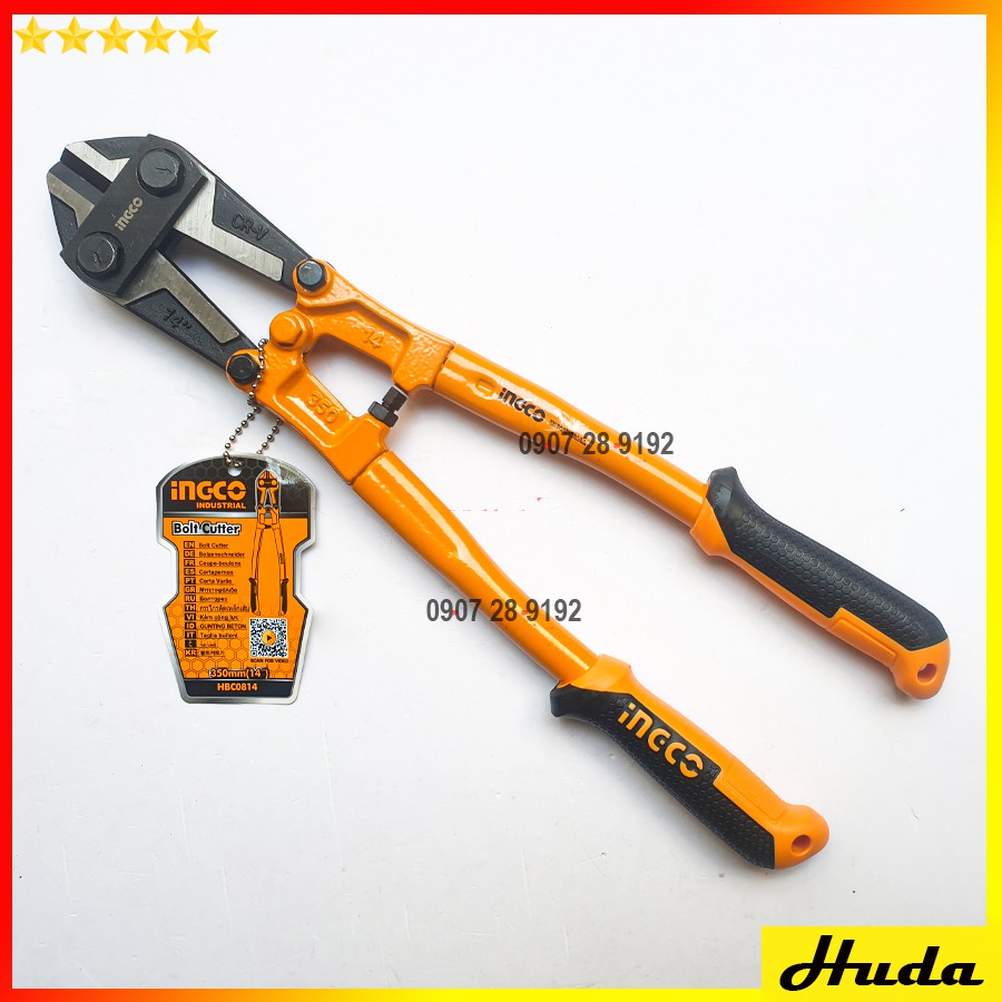 INGCO Kìm cộng lực kềm cắt 350mm 14inch Bolt Cutter HBC0814