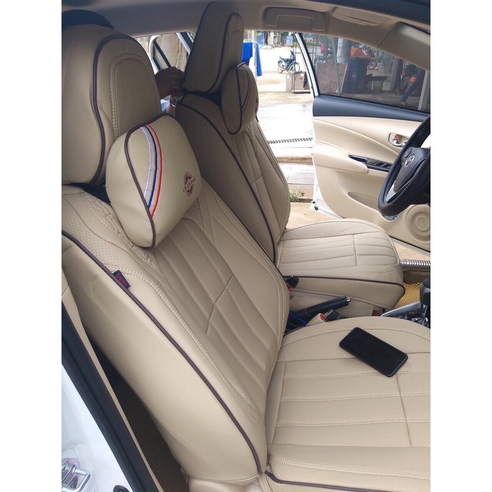 Bộ Áo Bọc Ghế-Đệm ghế  Ô TÔ 5 Chỗ 9D LBW ôm kín 360 Độ Chất Liệu Da PU Cao Cấp