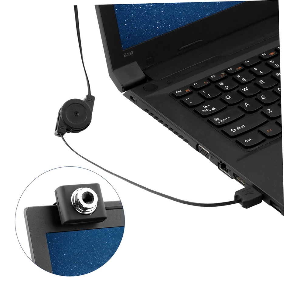 🌙Webcam Mini Cổng Usb 2.0 5m Có Thể Thu Gọn Tiện Dụng | BigBuy360 - bigbuy360.vn