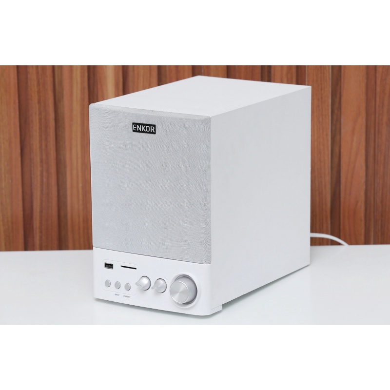 Loa vi tính 2.1 Enkor E900 Bạc