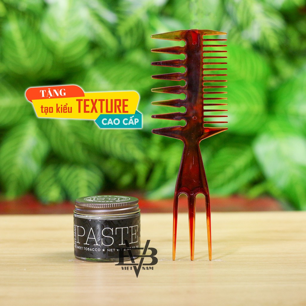 18.21 MAN MADE - Top sáp vuốt tóc 18.21 Man Made được yêu thích - Paste, Wax, Clay + Tặng Lược tạo Texture cao cấp