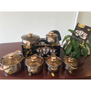 (hàng order) Bộ nồi Angelberg 6 món 12 chi tiết (shop chuongvang)