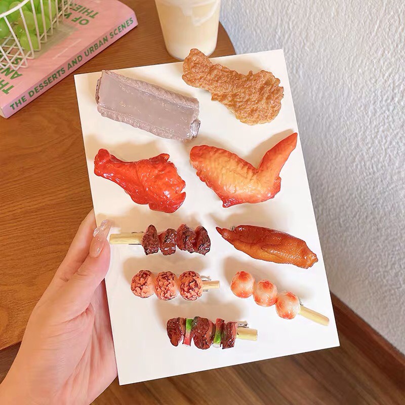 Kẹp Tóc Mái Hình Đồ Ăn Hấp Dẫn Cute 😍