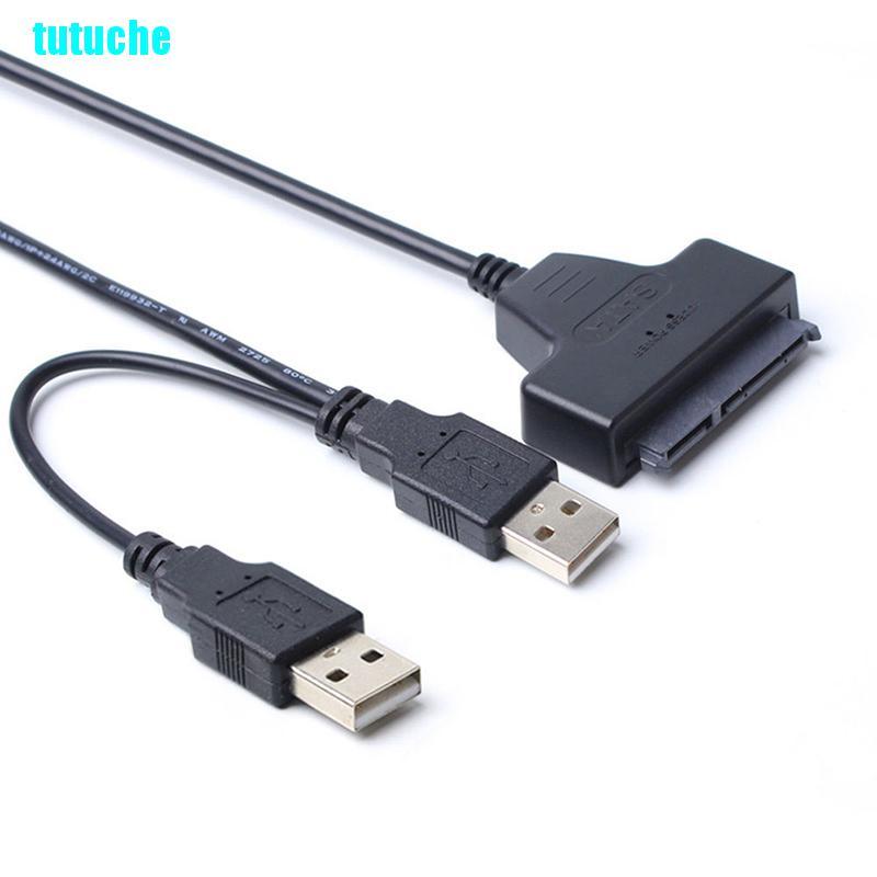 Cáp Chuyển Đổi Usb 2.0 Sang Sata Serial Ata Cho Ổ Cứng 2.5 "Hdd Ssd Laptop