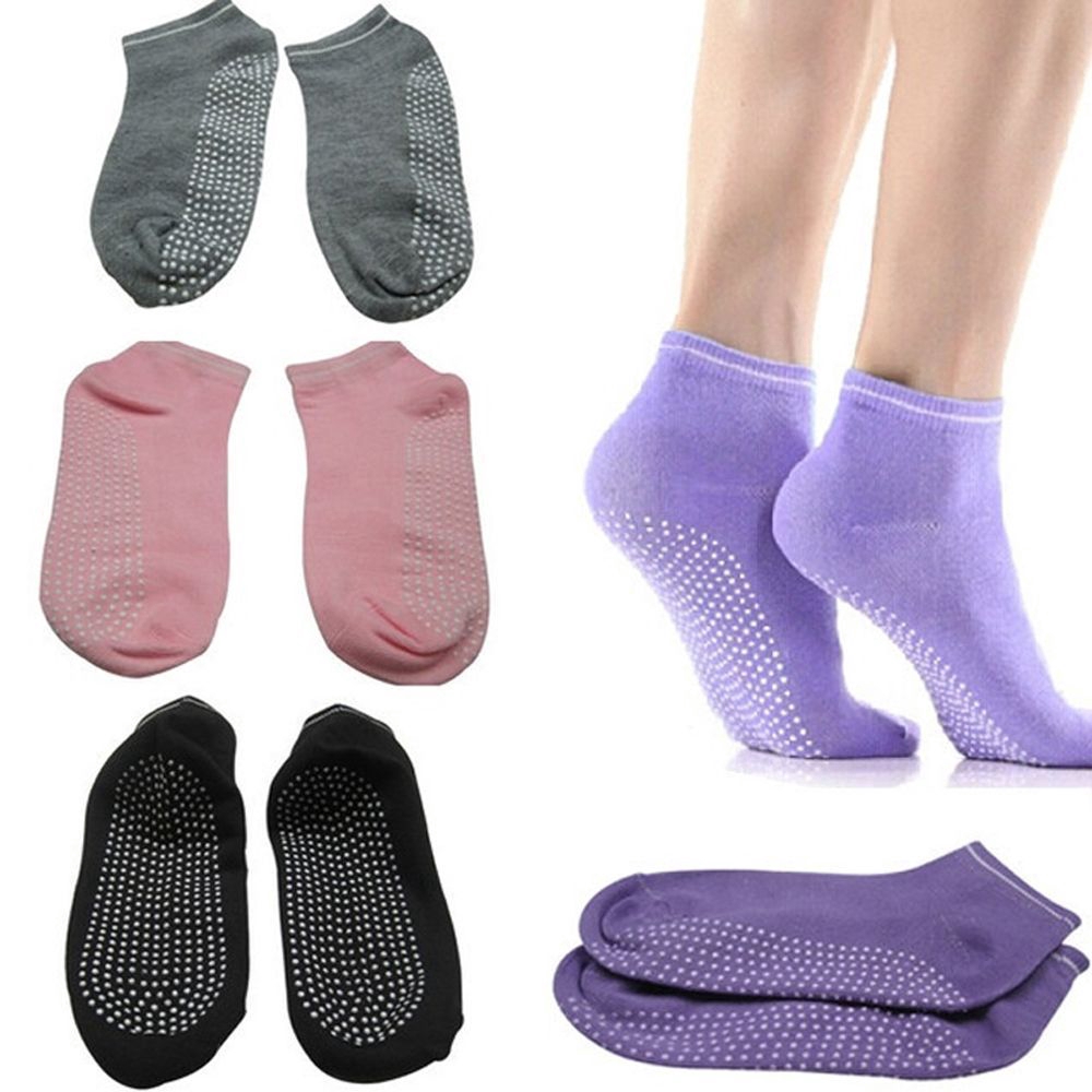 Vớ nữ từ cotton chống trượt thích hợp cho tập Yoga/ múa Ballet