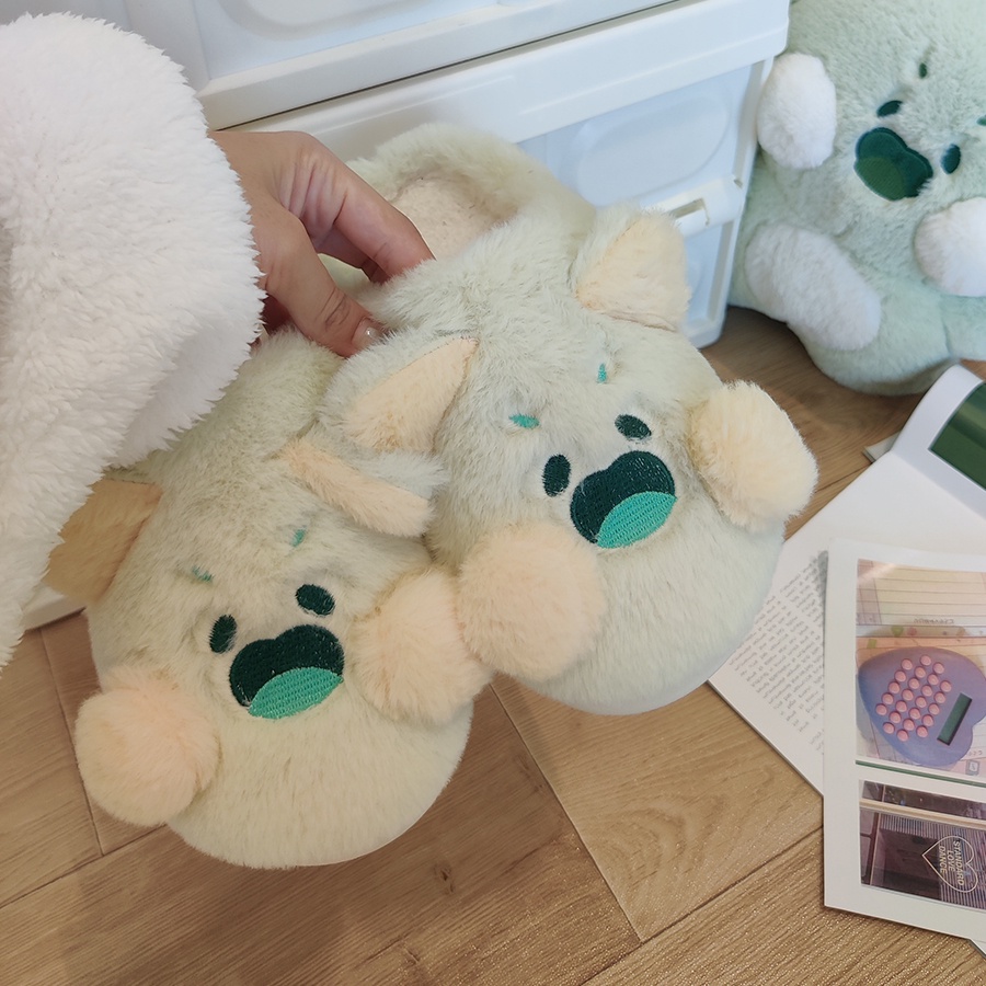 Dép Dudu!Dép cotton đi trong nhà hình Mèo mềm mại dễ thương cho nam nữ