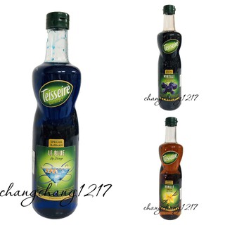 [Sale] Siro Teisseire (Vani, Việt Quất, Curacao, Đào) Chai Thủy Tinh 700ml