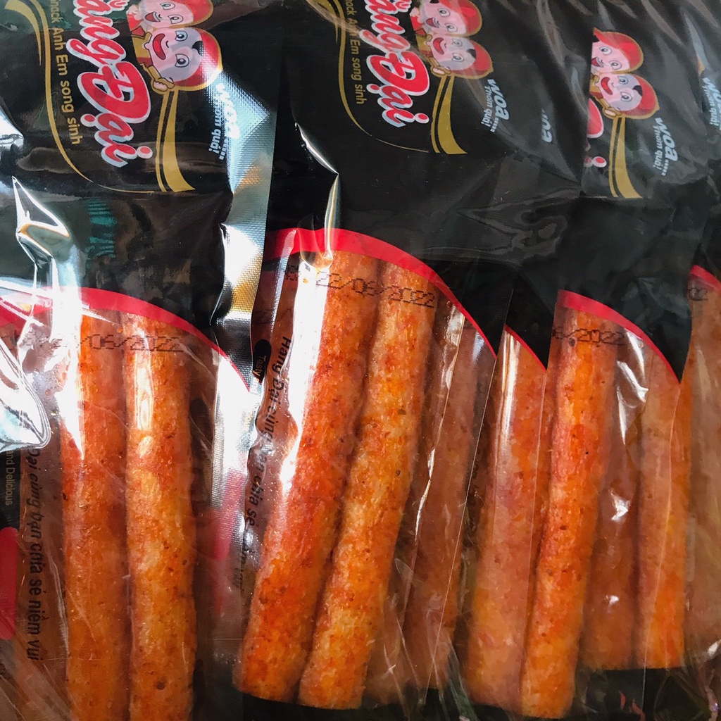 Snack anh em song sinh đồ ăn cổng trường