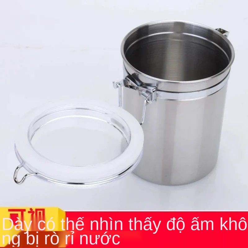 Nhà máy bán trực tiếp bồn chứa kín khí bằng thép không gỉ sữa bột trà chống ẩm cà phê hạt thực phẩm