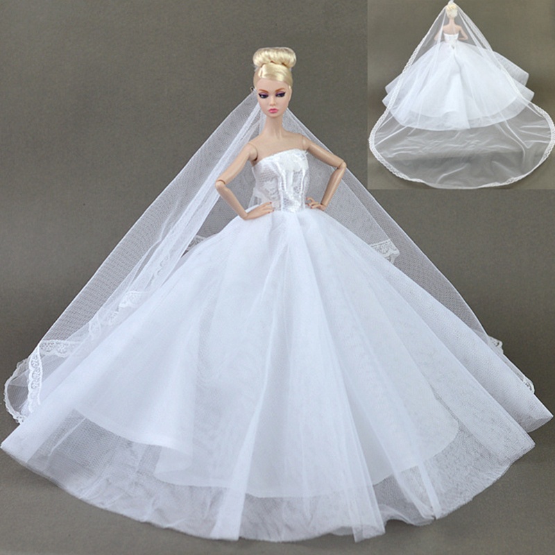 Bộ Trang Phục Dự Tiệc Dành Cho Búp Bê Dễ Thương Xinh Xắn