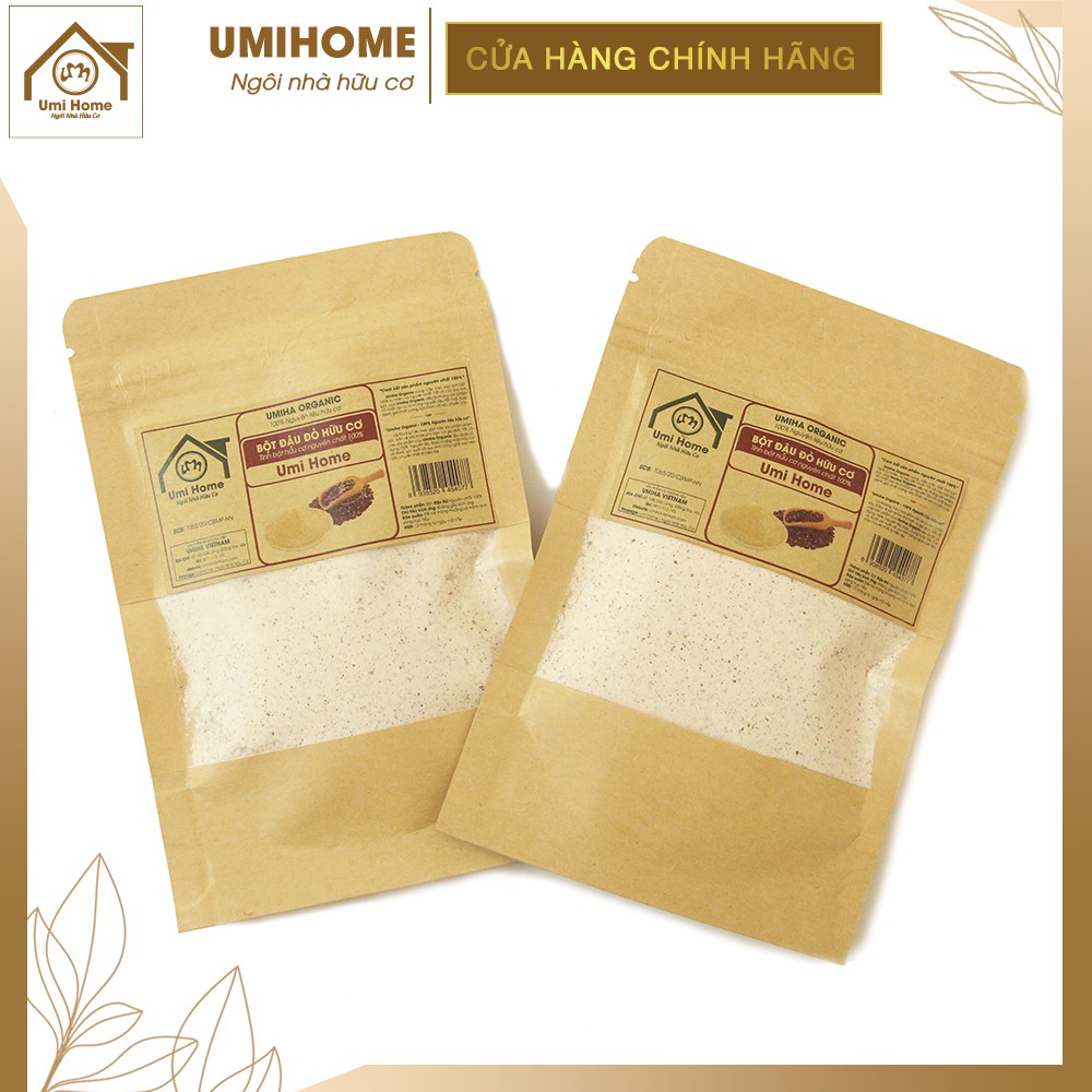 [Mã FMCGMALL -8% đơn 250K] Bột Đậu Đỏ hữu cơ UMIHOME nguyên chất | Red bean powder 100% Organic 40G | BigBuy360 - bigbuy360.vn
