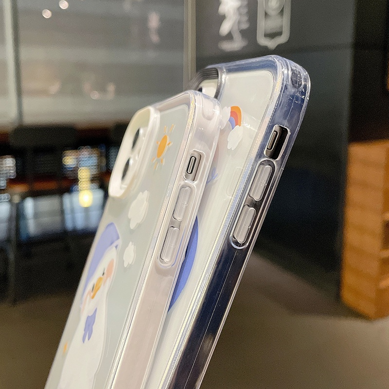 Ốp Điện Thoại Trong Suốt Chống Sốc 3 Trong 1 Cho iPhone 14 13 12 11 Pro Max XS XR X 8 7 Plus + SE 2020