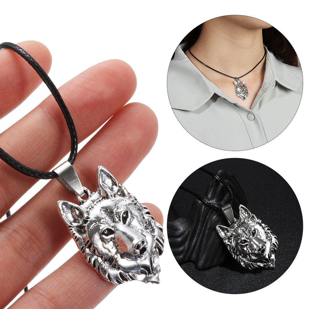 Vòng cổ Bùa Hộ Mệnh Đầu Sói Mới Dành Cho Nam
