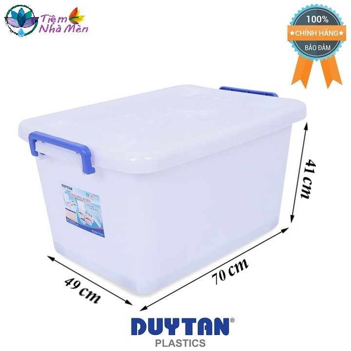 Thùng nhựa Duy Tân có bánh xe 55L (748), 90L (747)