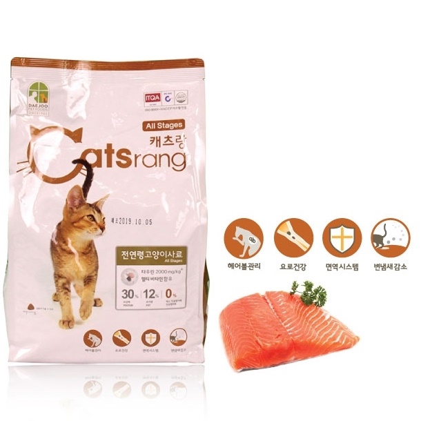 Thức ăn hạt cho mèo Catsrang 2kg