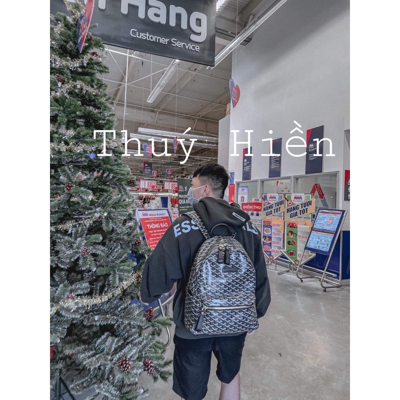 Balo Edmond Maison - Hàng Chính Hãng - Full phụ kiện- 3 màu: đen, xanh, trắng