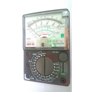 [Tặng Kèm Pin 9V Và 1,5V] Đồng Hồ Đo Điện Vạn Năng MULTITESTER DE-960TR Dạng Kim