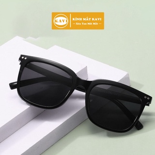 Kính râm thời trang nam nữ kavi r6 gọng nhựa dẻo, mắt kính phân cực polarized, gọng nhựa dẻo tr90 cao cấp