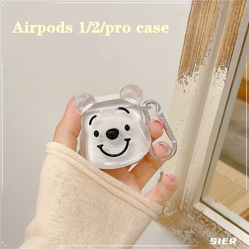 Vỏ Bảo Vệ Hộp Sạc Tai Nghe for airpods pro 2 Airpods 1/2/Pro Mềm Hình Winnie The Pooh Độc Đáo i11/i12 AirPods 3（2021）