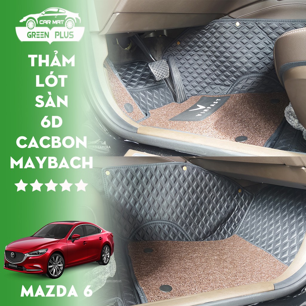 Thảm lót sàn ô tô 5D,6D Cacbon Maybach Mazda 6