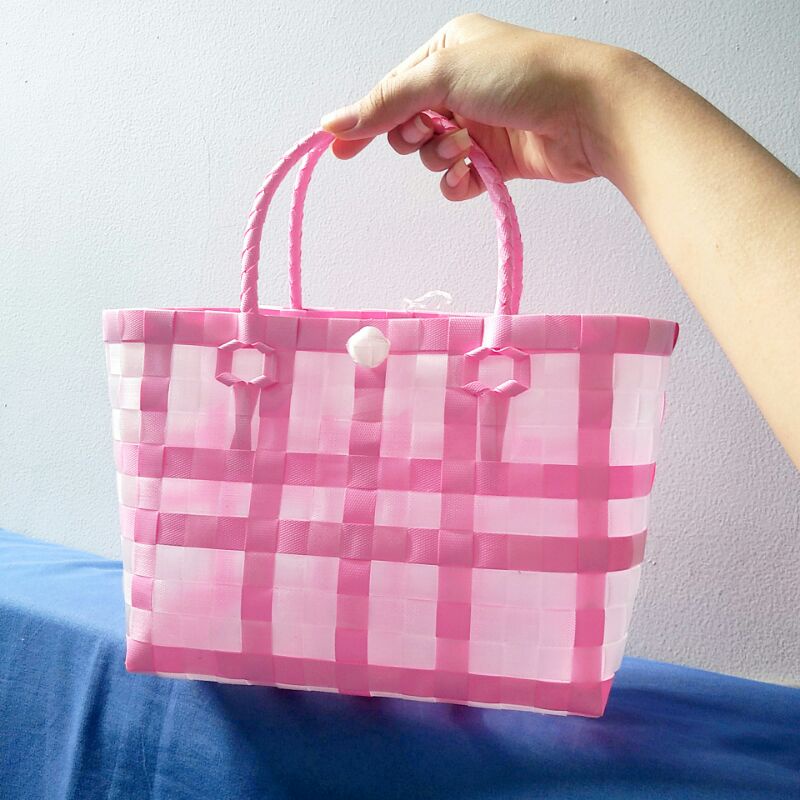 Giỏ đan trong suốt siêu xinh