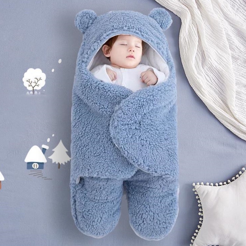 Túi Ngủ Dày Dặn Ấm Áp Chống Sốc Dành Cho Bé Sơ Sinh