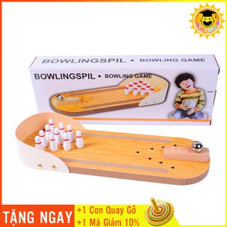 Đồ chơi cho trẻ em 💖[KÈM QUÀ TẶNG] Bowling Mini Game Đồ chơi bằng gỗ cho bé